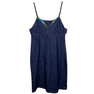 NWT Rare True Vintage 2001 Y2K Tommy Jeans Jean Denim Dress Women’s Size Medium